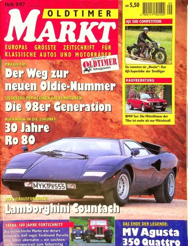 Deckblatt Oldtimer Markt (09/1997)